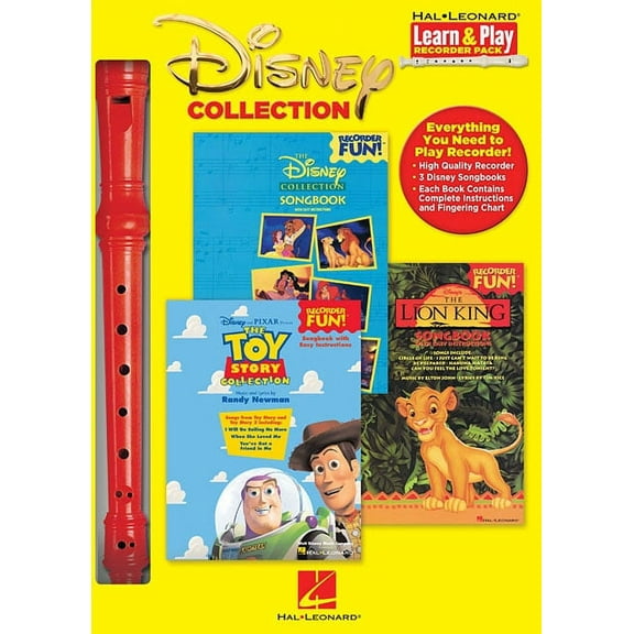 Hal Leonard Learn & Play Recorder Pack Disney Collection, (Paperback)