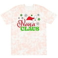 thumbnail image 3 of Inktastic Nana Claus with Christmas Santa Hat and Snowflakes T-Shirt, 3 of 5
