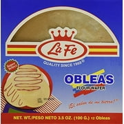 La Fe Obleas Flour Wafers 12 Pack