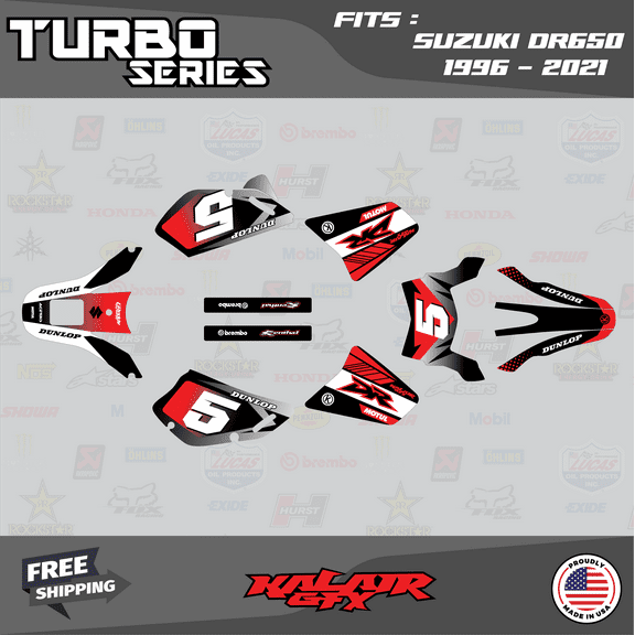 Kalair GFX Graphics Kit for Suzuki DR650 (1996-2021) Turbo Series