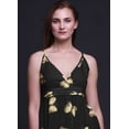 thumbnail image 5 of Bimba Butterfly Women Printed Sleeveless Long Maxi Strappy Bohemian Beach Dress-Large, 5 of 6