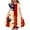 F Multicolor, variant on Auroural Toddler Girls Clothes 5T Girl's Summer 250 Year Celebration Printing Pleated Sleeve Dress for 5-14 Years Old