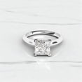 thumbnail image 3 of SHUBHKRISHNAJEWELLS 14K White Gold Ring Princess Cut Diamond Engagement Ring 1 CT Anniversary Gift for Women, 3 of 4