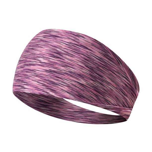 Banda para el cabello deportiva para yoga, banda absorbente de humedad de secado rápido que absorbe el sudor, banda para correr para hombres y mujeres, banda elástica alta de color para fitness