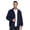 01-Navy Blue, variant on Men's Windbreaker Quarter Zip Pullover Lightweight Jackets Athletic Wind breaker Jackets with Pockets