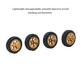 thumbnail image 4 of VONKY 4pcs RC Car Wheel Rim Tire Modification Parts For 1/28 Wltoys K969 RC Wheel Rim Tire RC Car Vehicle Gold and silver 1Set, 4 of 6
