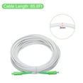 thumbnail image 2 of Uxcell 1Pcs 65.6Ft Cable de fibra óptica simple de modo LSZH SC/APC-SC/APC con adaptador, 2 of 5