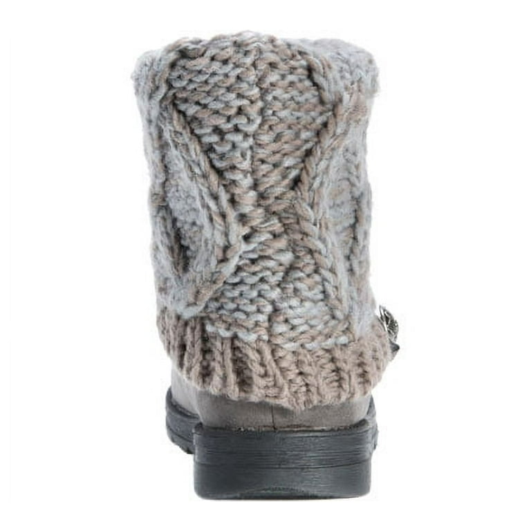 Mukluks women's Patti sweater knit cuff ankle boots, 9