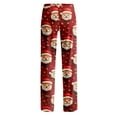 thumbnail image 5 of Hearthz Christmas Pajama Pants Women Winter Soft Elastic Waist Pijama Pants Warm Cozy Xmas Pj Bottoms Lounge Pants Pajama Pants, 5 of 7