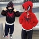 thumbnail image 2 of Chaqueta con capucha de Spiderman para niños, sudadera con dibujos animados, abrigos para niños, ropa para niños al aire libre, ropa de abrigo informal para mantener el calor, primavera, otoño, 2 of 4