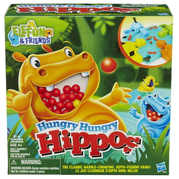 Elefun & Friends Hungry Hungry Hippos Game