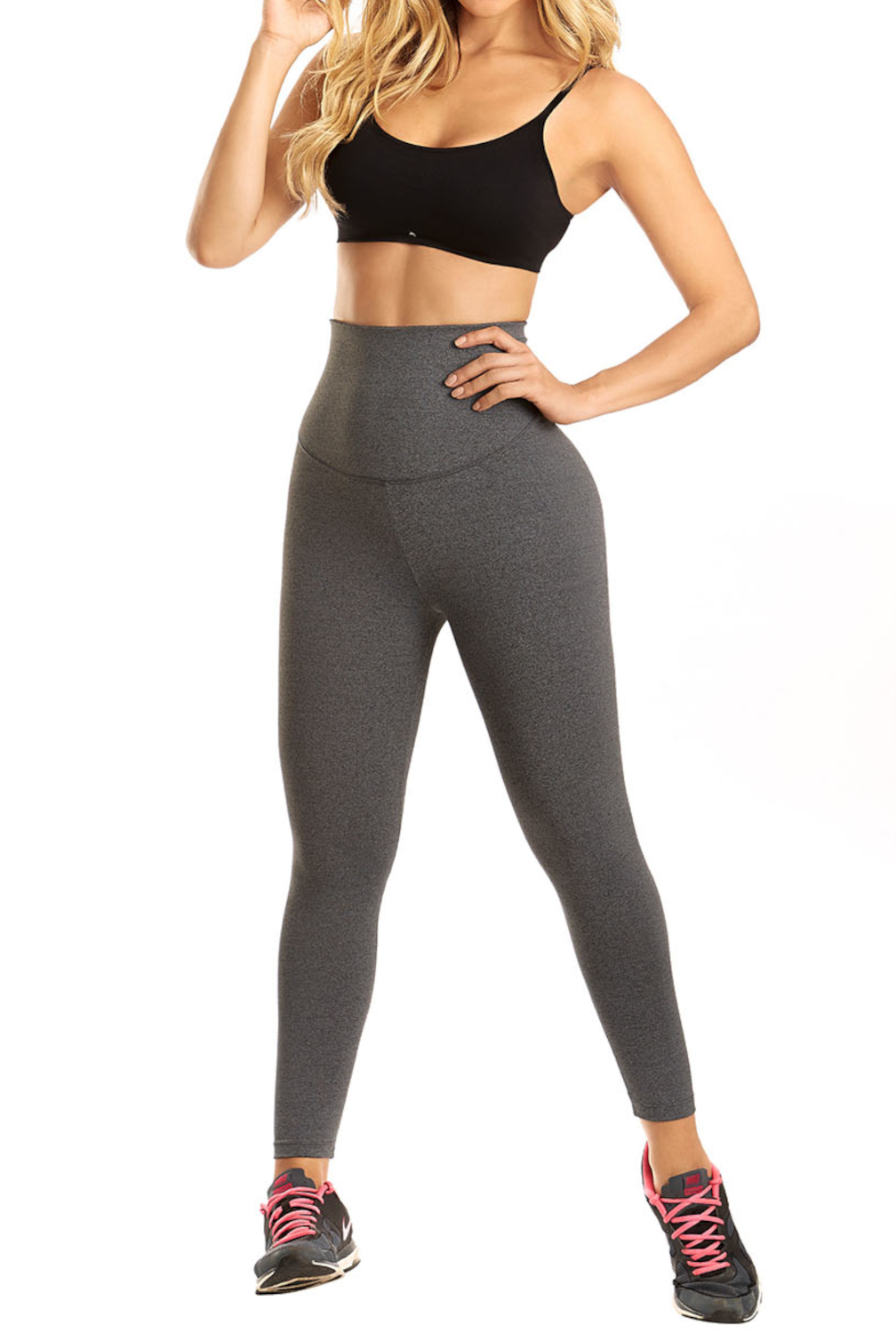 NELEUS Womens High Rise Yoga Leggings Seamless Ankle Workout Compression  Pants,Black+Gray+Light Blue,US Size 2XL 