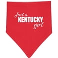 thumbnail image 2 of Inktastic Just a Kentucky Girl Born and Raised Baby Bandana Bib, 2 of 4