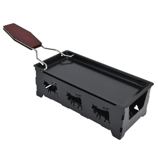 Cheese Grill Pan, Safe High Temperature Resistance Easy To Clean Transfers Heat Evenly Mini Cheese Raclette Grill For Kitchen