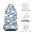 thumbnail image 4 of Wukai winter Scarf beer Full Set Car Seat Covers with Soft Padding Universal Auto Front Seats Protector and Cushion Mat, 4 of 5