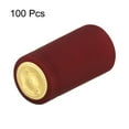 thumbnail image 3 of Uxcell 100 Pack Heat Shrink Wine Bottle Caps, 1.26" Wine Shrink Wrap Sleeves Cap, Burgundy, 3 of 6