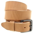 thumbnail image 4 of Orion Leather 1/2 Natural Tan Harness Leather Belt Raw Edge Made In USA, 4 of 4