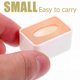 thumbnail image 3 of Dollhouse Accessories Mini Tissue Holder for Decor 2Pcs White Plastic Model, 3 of 5