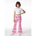 thumbnail image 3 of Girls Flare Pants, AI Digital Print Bell Bottoms,All-Season Sizes 3-13Y, 3 of 6