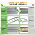 thumbnail image 5 of SHOUFTW 2 PCS Galvanized Rectangular Raised Garden Bed, 12x4x1 ft Outdoor Metal Planter Box with Rust-Resistant Steel, Easy to Assemble, Ideal for Vegetables, Flowers & Herbs, 5 of 7