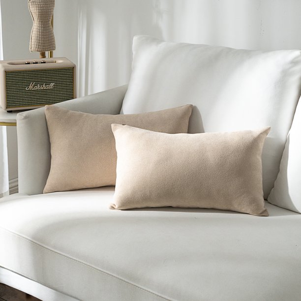 CLEARANCE! Throw Pillows Covers Sets of 2, Premium Acrylic Fleecy