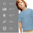thumbnail image 3 of Harry Potter On My Way To Hogwarts Kids T Shirt for Youth Boys and Girls, Light Blue, Small, 3 of 3