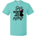 thumbnail image 3 of Inktastic Hunting Girls Hunt Too Only Prettier with Doe and Arrow T-Shirt, 3 of 5