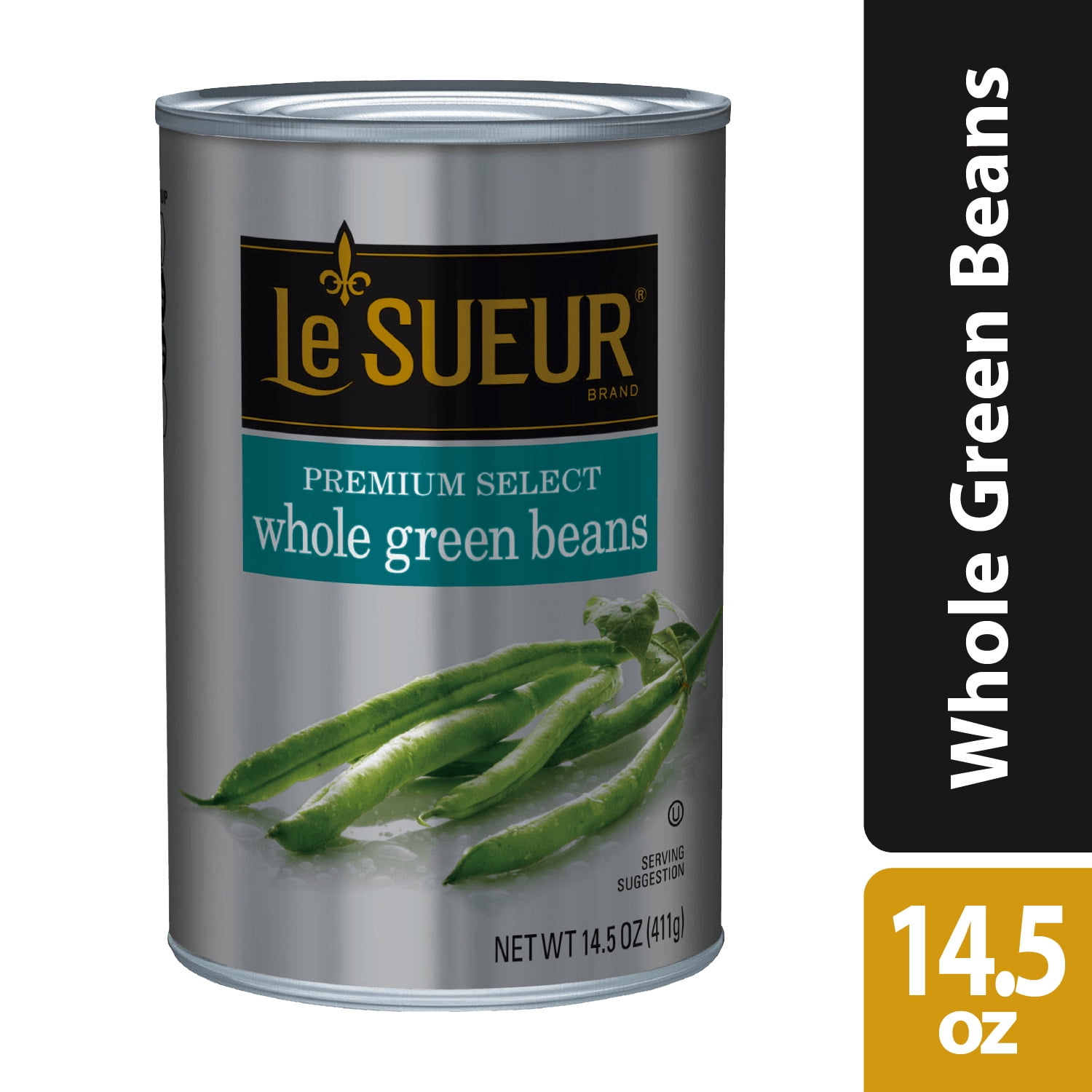 Le Sueur Premium Whole Green Beans, 14.5 oz, Can