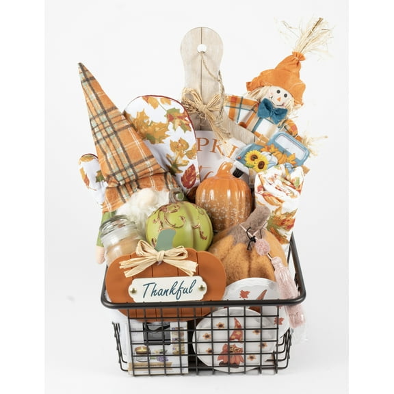 OhioBasketChic.com 143192PMM599 Fall Gift Basket Medium Harvest Basket