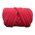 thumbnail image 4 of Cotton Polyester Chunky Yarn Tube Giant Yarn for Rug Making Carpets Handbag Red, 4 of 8
