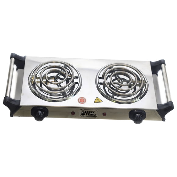 Parrilla SILVER TWO Super Flama Parrilla electronica de Acero inoxidable
