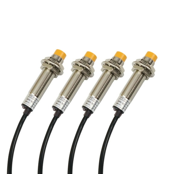 ATO 2-wire 2mm Proximity Sensor Inductive M12  Apporach Sensor  NPN NO Switch DC 6-36V(4pcs）