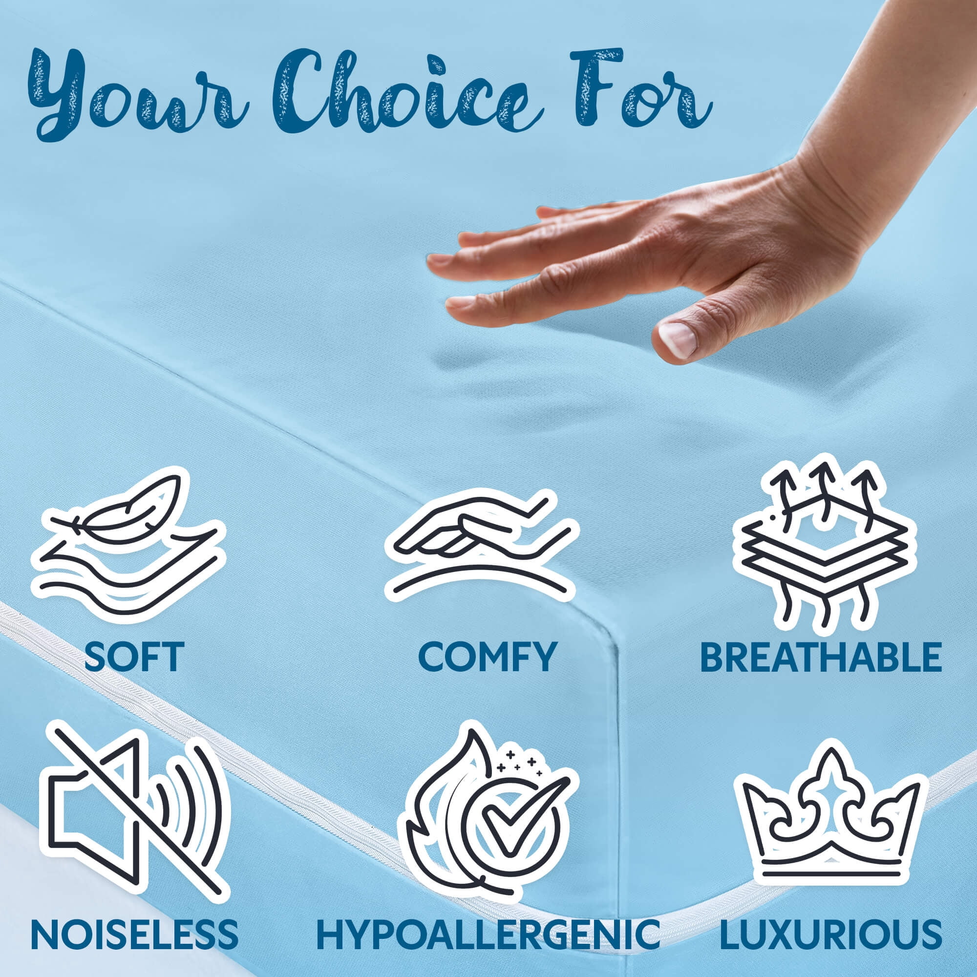 Guardmax Jersey Knitted Mini Crib Size Zippered Mattress Encasement - Waterproof & Bed Bug Proof Mattress Protector - Comfortable, Soft, and Noiseless Zippered Bedding - Dust Mite Proof (24 x 38 x 3)