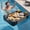 Gray, variant on INTER HUT Rectangular Floating Tray with 4 Cup Holders & Handles, Wicker Floating Serving Tray for Pool & Hot Tub, Light Brown