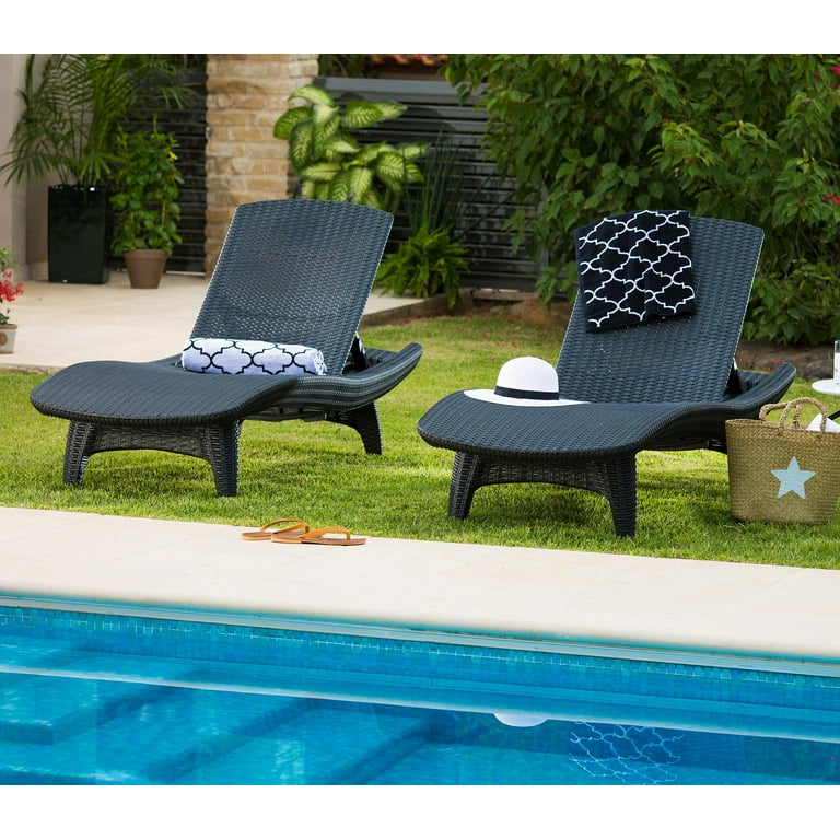Keter pacific hot sale chaise sun lounger