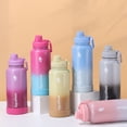 thumbnail image 4 of Wosthever Botella de agua personalizada para todos los días | Taza aislada de gran capacidad con hervidor seguro y confiable Cocina y Comedor Gris degradado, 4 of 5