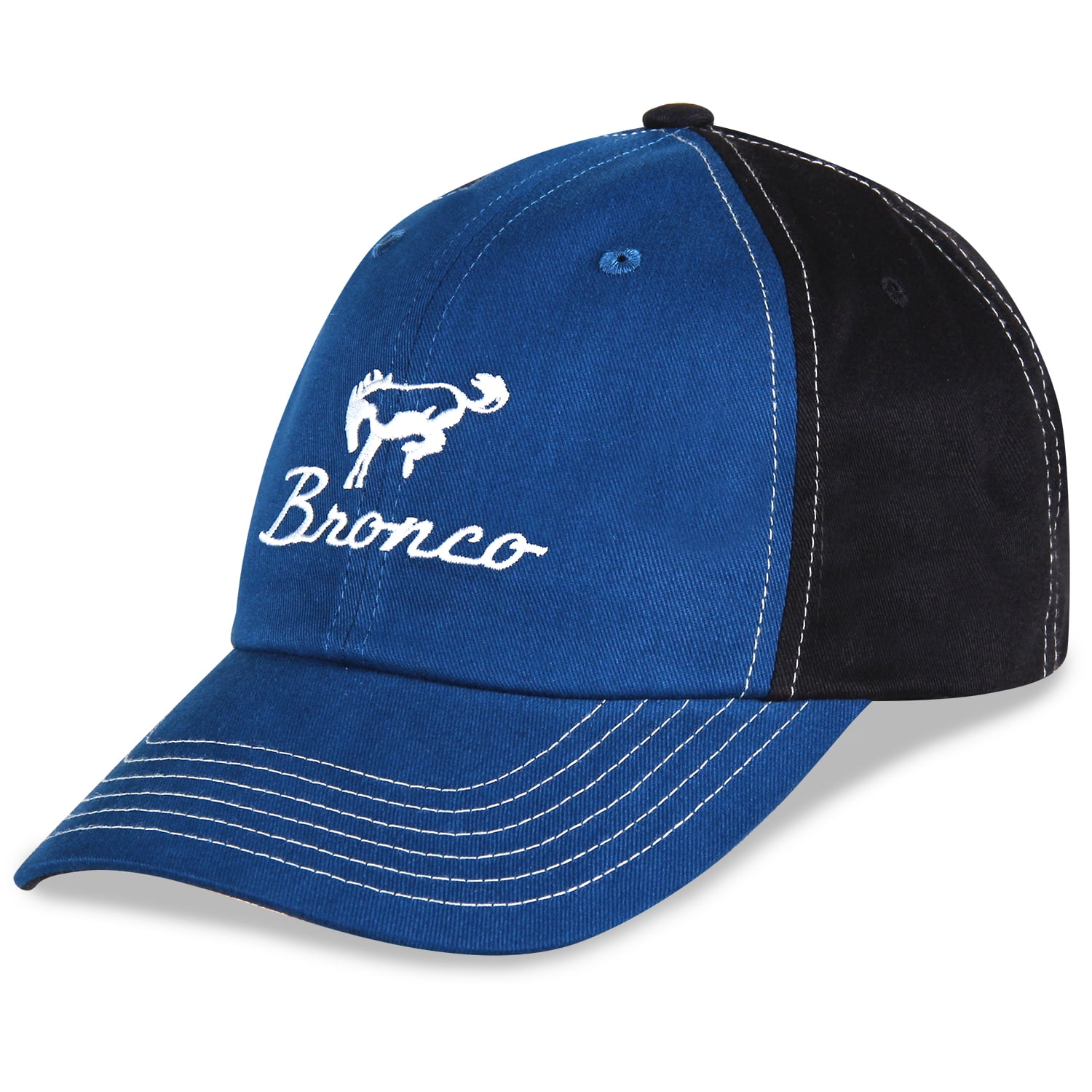 Ford Bronco Blue and Black Unstructured Cotton Hat