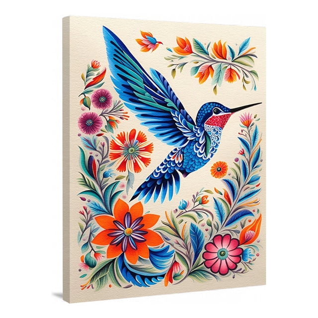 Cuadro Colibrí Arte Mexicano
