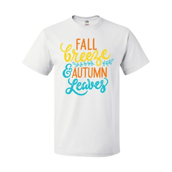 Inktastic Thanksgiving Fall Breeze and Autumn Leaves T-Shirt