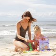 thumbnail image 4 of Sacs Coquillages pour Jouets de Plage pour Enfants, Sacs de Plage Colorés en Maille Respirante, Sacs Coquillages de Mer avec Sangles de Transport Ajustables, Sacs Portatifs pour Trésors de Plage en Sable et Coquillages, Sac de Rangement pour Jouets, Seulement les Sacs (Purple1), 4 of 8