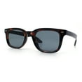 thumbnail image 4 of Gentlemans Hipster Bevel Horn Rim Plastic Fashion Hustler Sunglasses Tortoise - Black, 4 of 8