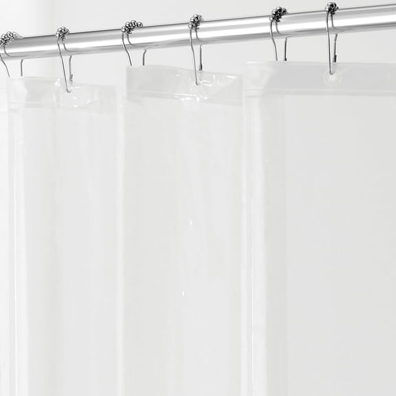 PEVA Plastic Shower Curtain Liner Waterproof Clear, 72x72 Inch Shower Liner with Grommets and Magnets, Durable Liner for Stall Shower, Use Alone or with Fabric Curtain, Bathroom Essential
