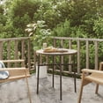 thumbnail image 6 of vidaXL Patio Table Porch Table for Serving Coffee Patio Furniture Poly Rattan, 6 of 6