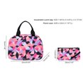 thumbnail image 3 of Mochila JiaYou Girl con estampado geométrico de 35 litros con bolsa de almuerzo y estuche para lápices, 3 of 9