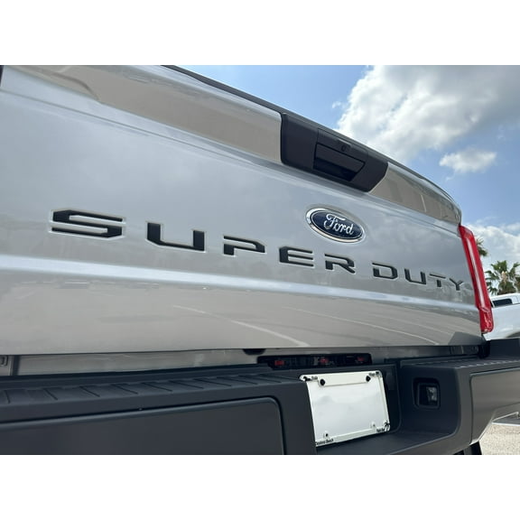 Tailgate Letter Inserts - Fits 2023-2026 Ford Super Duty XL/XLT/Lariat/Tremor