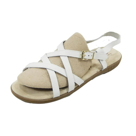 Sunjuns - Sunjuns Bass Margie Womens White Sandals - Walmart.com