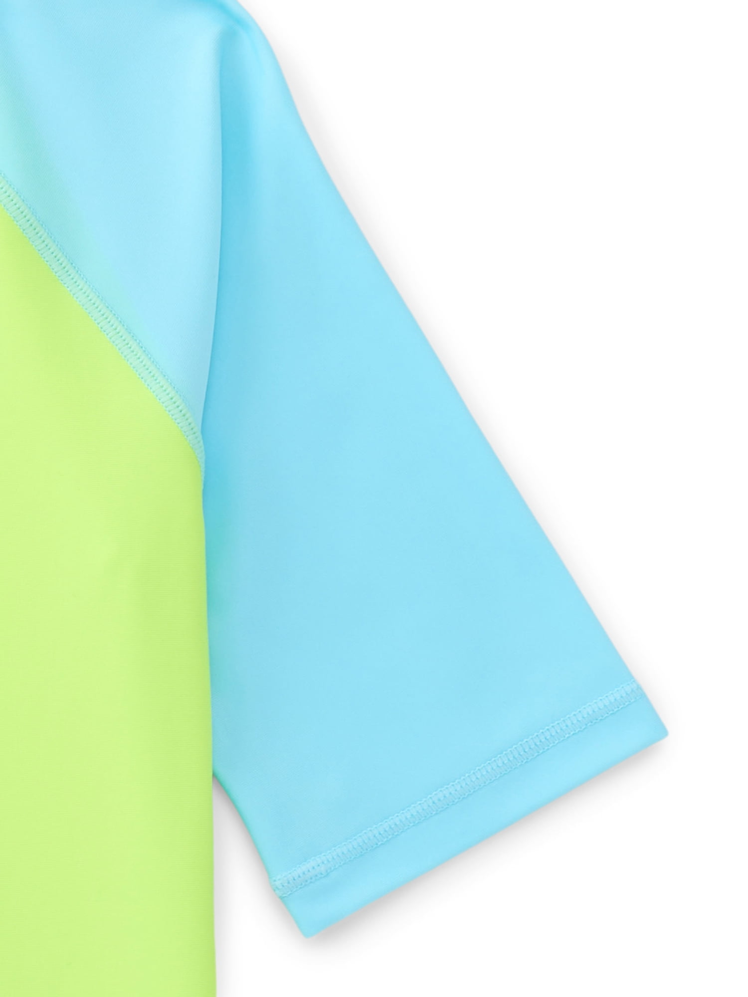 Ocean Gear Boys Rash Guard Swim Top with Short Sleeves, Sizes 4-18