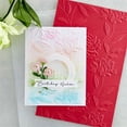 thumbnail image 6 of Lotus 3D Embossing Folders for Card Making,6.3x4.5 inch 3D Textured Plate Unleash Your Creativity - Essential Tool for DIY Crafts, Perfect for Making Elegant Cards and Decorations, 6 of 6