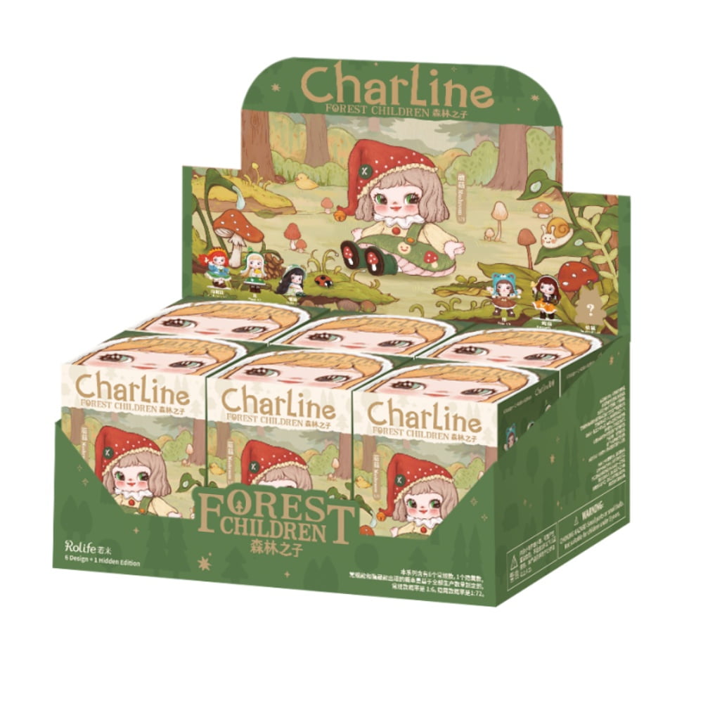Rolife Charline Blind Box 6PCS Forest Children Series Handmade Decoration Surprise Box Children's Christmas Gifts