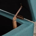 thumbnail image 6 of Christopher Knight Home Breanna Fabric Storage Ottoman, Dark Teal, 6 of 8